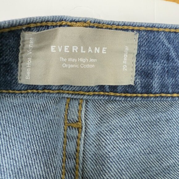 Everlane Women's High Rise Jeans - Blue - Picture 5 of 7